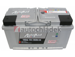 Autobaterie AUTOPART GALAXY SILVER 12V 110Ah 950A EN
