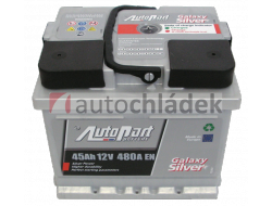 Autobaterie AUTOPART GALAXY SILVER 12V 45Ah 480A EN