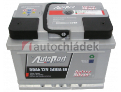 Autobaterie AUTOPART GALAXY SILVER 12V 55Ah 500A EN