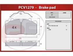 Deska brzdová PROFI PART 29088 AVIA, DAF LF55, MAN