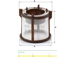 Filtr paliva PU50x