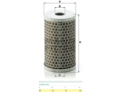 Filtr servořízení H601/4 IVECO, MAN, MB, RVI, SCANIA, SOLARIS,TATRA, VOLVO