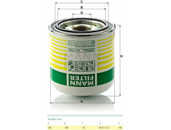 Filtr vysoušeče vzduchu SP1452  DAF CF M41x1,5