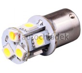 AUTOLAMP Žárovka 12-24V 5W BA15s 8xLED čirá