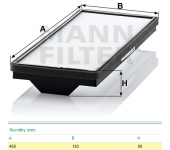 Filtr kabinový CU4469 MB Axor