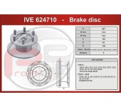 Kotouč brzdový IVECO T.Daily 49.12 280x16x142,5 mm