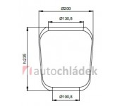 Měch pérování guma IVECO