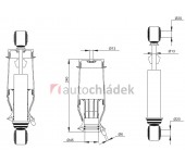 Měch pérování kabiny s tlumičem IVECO STRALIS