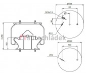Měch pérování Scania