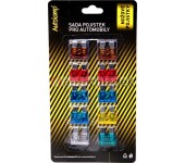 Sada pojistek nožových 7,5-30 A 10 ks