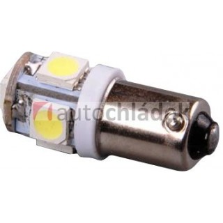 AUTOLAMP Žárovka LED 24V 4W BA9s čirá 5xLED 5050 2ks