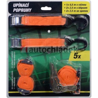 GREEN Pás upínací - sada 5 dílů