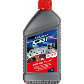 HAPPY CAR Kapalina brzdová DOT3 500 ml