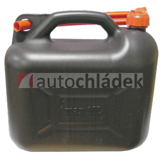 Kanystr plastový 10 l s nálevkou