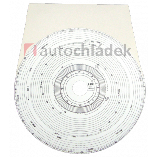 Kotoučky do tachografu 115 km/h