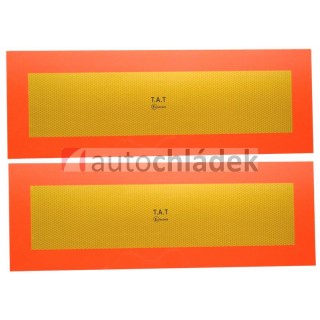 Samolepka reflexní návěs 565x196 mm - pár