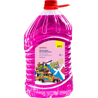 SHERON Shiny Ride Ostřikovač -20°C Bubble gum rPET 4 l s nálevkou