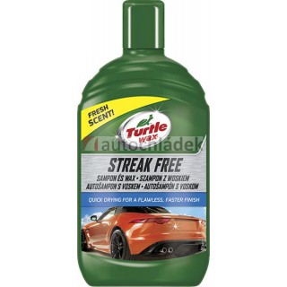 TURTLE WAX Autošampón s voskem Streak Free 500 ml